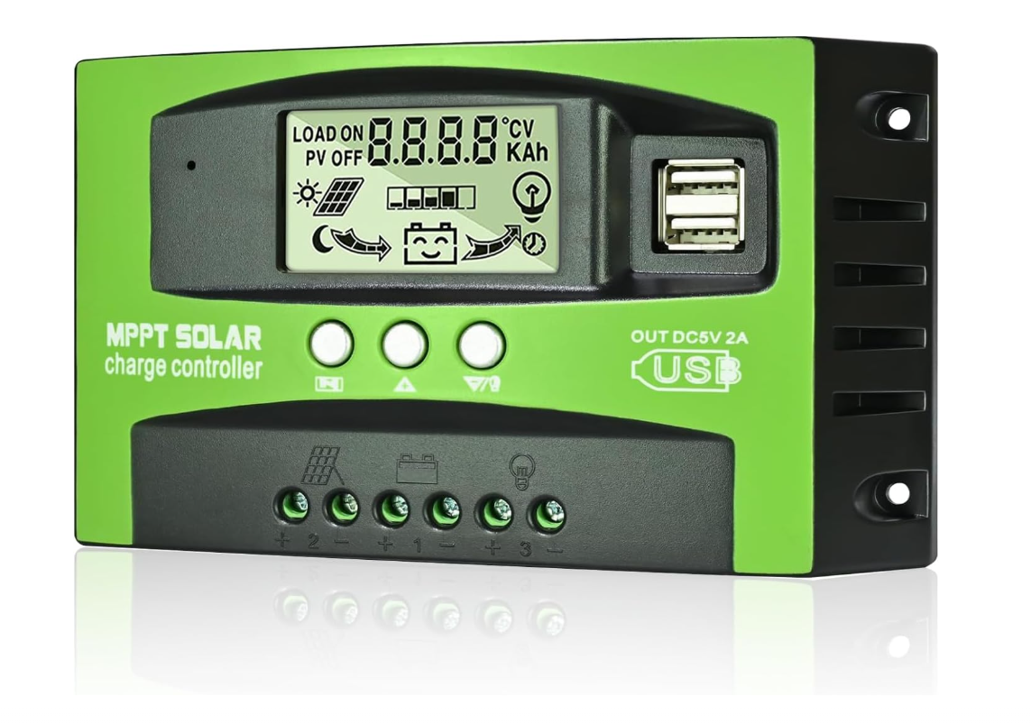 Contrôleur de Charge Solaire 12V/24V