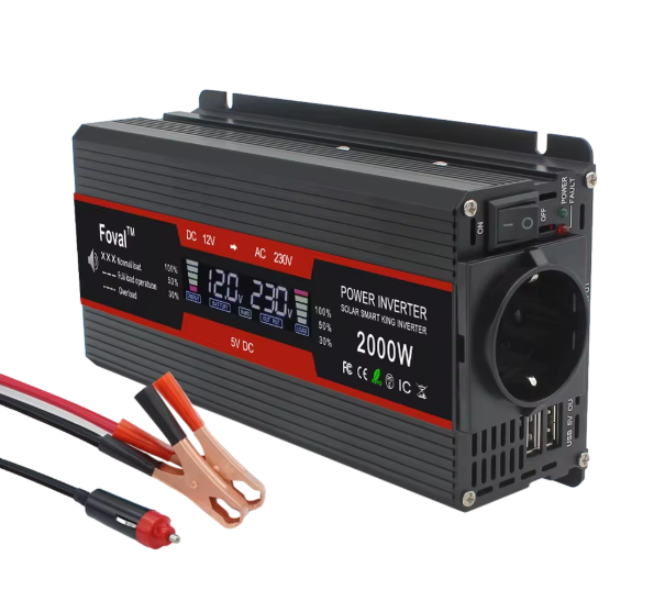 Convertisseur de Tension 1500W - 2600W 12V 220V
