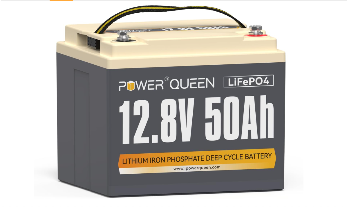 Power Queen 12V 50AH - 25.6V 100Ah LiFePO4