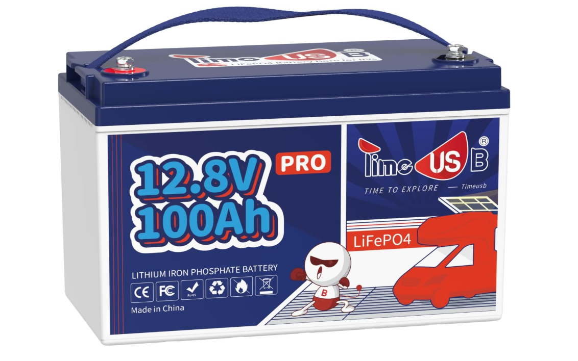 Timeusb batterie rechargeable pour système solaire 12V - 25.6V