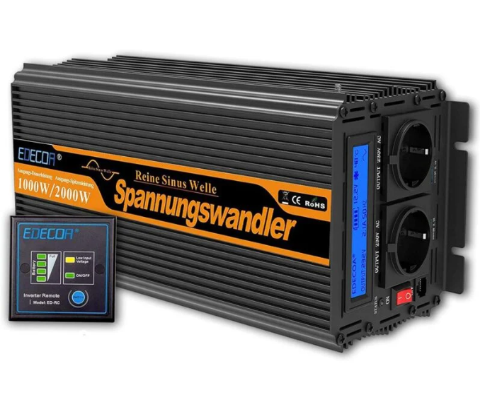 Transformateur EDECOA 12V 220V avec télécommande