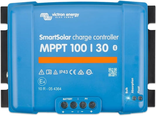 Victron Energy SmartSolar MPPT 100V 30 Ah 12/24v Contrôleur de Charge Solaire (avec Bluetooth)