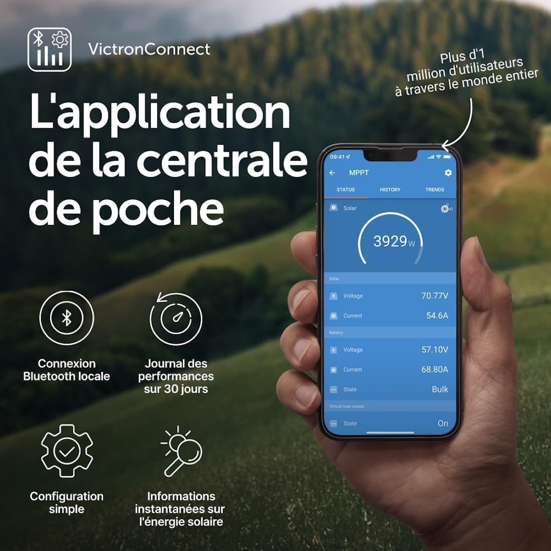 Victron Energy SmartSolar MPPT 100V 30 Ah 12/24v Contrôleur de Charge Solaire (avec Bluetooth)
