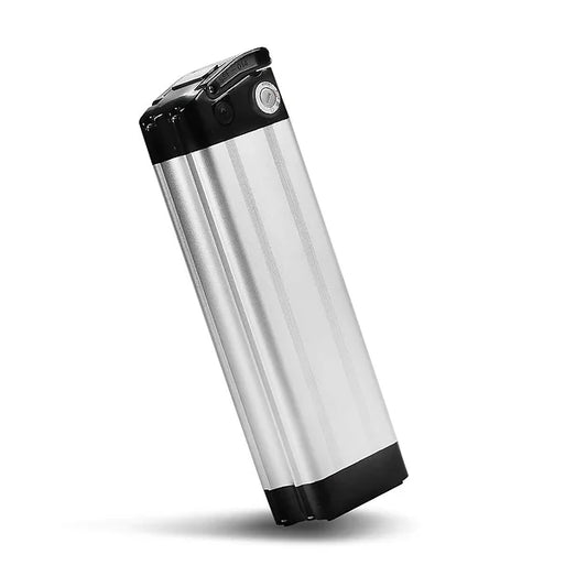 Batterie E-Bike 36V 15.6Ah (577Wh) – Format SilverFish | Lithium-Ion | Compatible MiFa, Rex, Prophete, Aldi