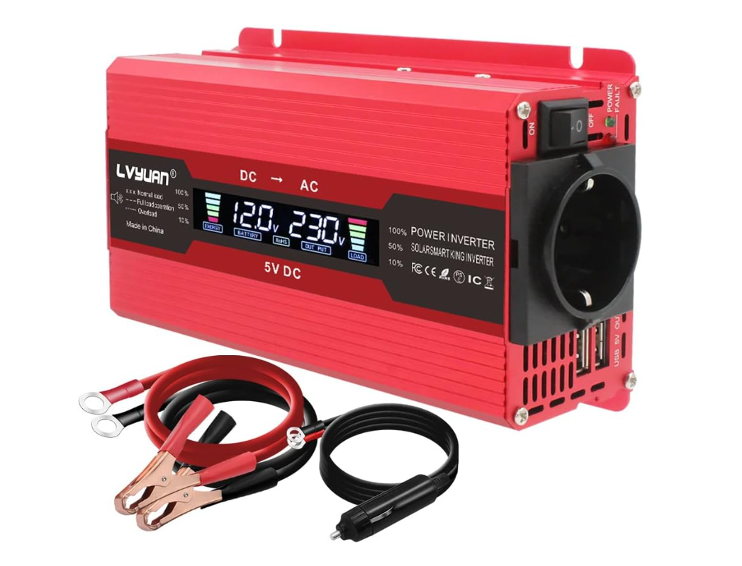 Convertisseur de Tension 1500W - 2600W 12V 220V