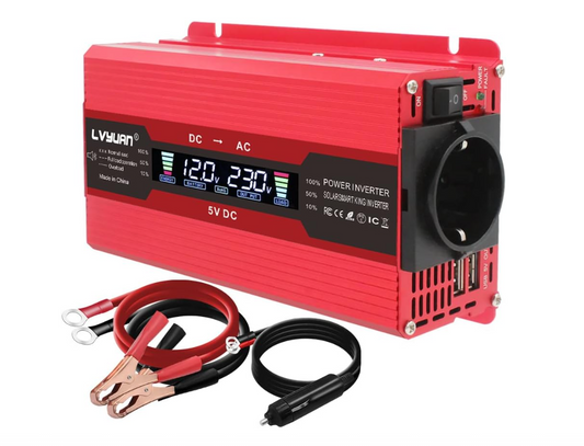 Convertisseur de Tension 1500W - 2600W 12V 220V